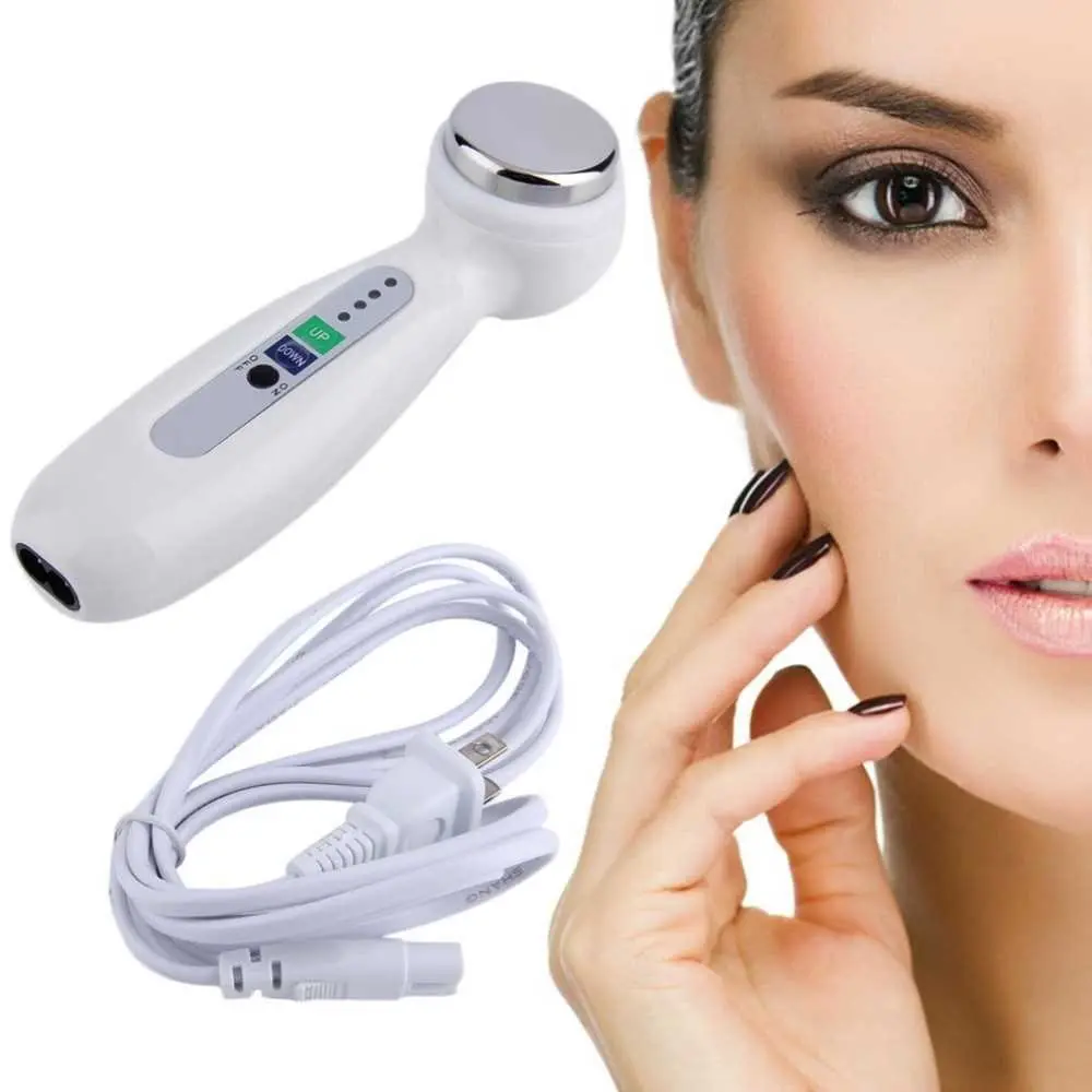 Ultrasonic Facial Cleaner Massager Skin Care Body Beauty Personal Care Device Face Lift Rf Led Anti Wrinkle Skin Care Tools 220g