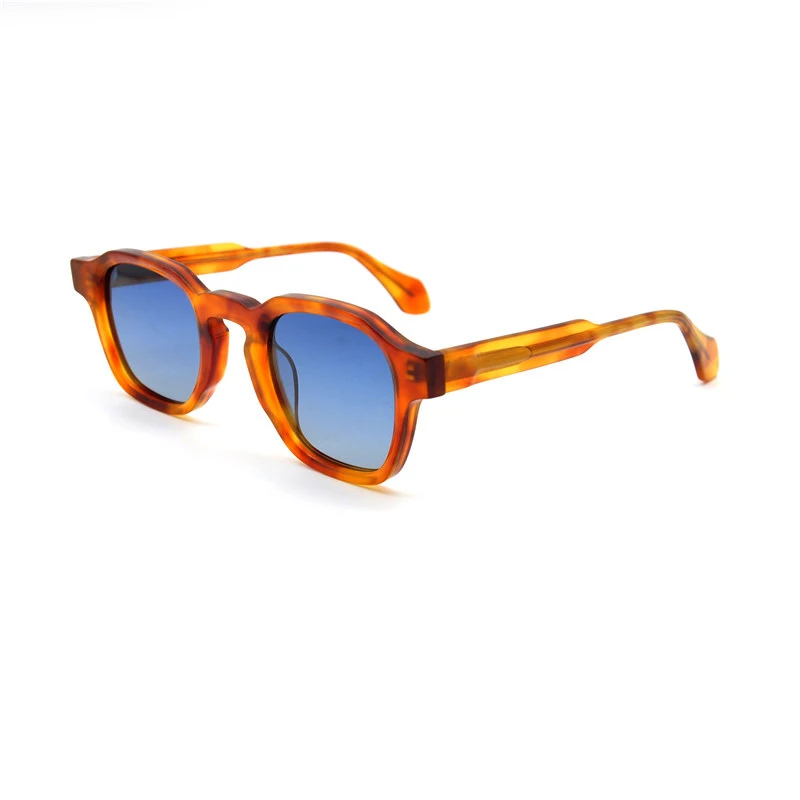 2025 Customizable Logo Polarized Square Acetate Sunglasses with TAC Lenses Fashionable Customer-Focused Design