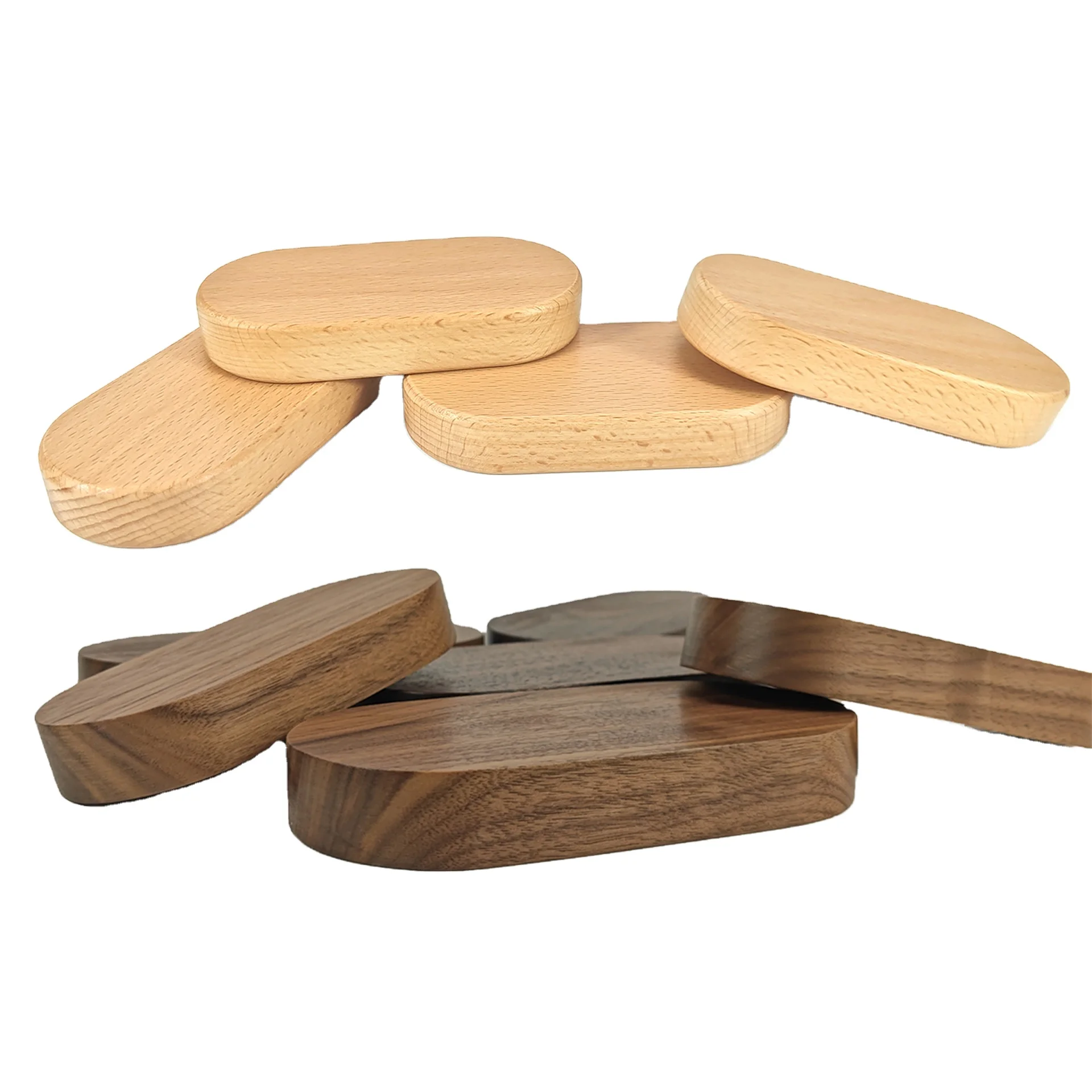 Деревянные Свадебные украшения овальной формы из натурального дерева Taillai