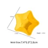 Yellow pentagram Muffin Cup Mold