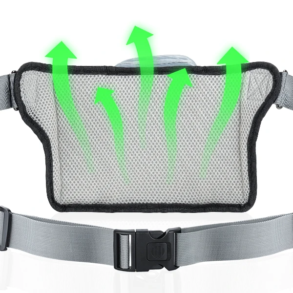 Hands Free Dog Leash Pouch With Adjustable Waist Belt For Running