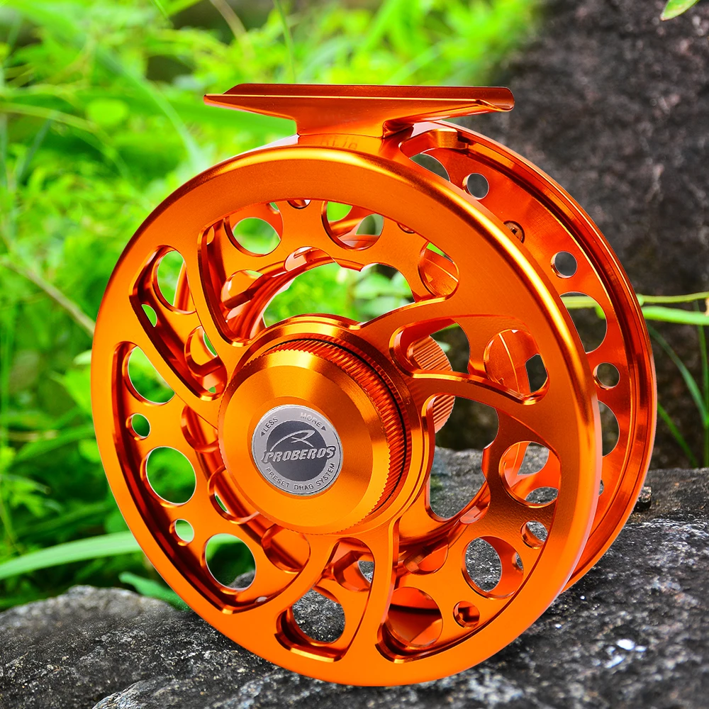 Topline 5/7 7/9 9/10 Wt Fly Fishing Reel Cnc Machine Cut Large Arbor