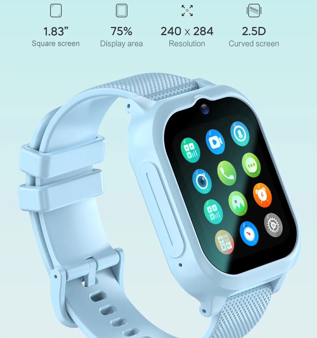 Setracker App 4G Kids Smart Watch with SIM Card LBS GPS