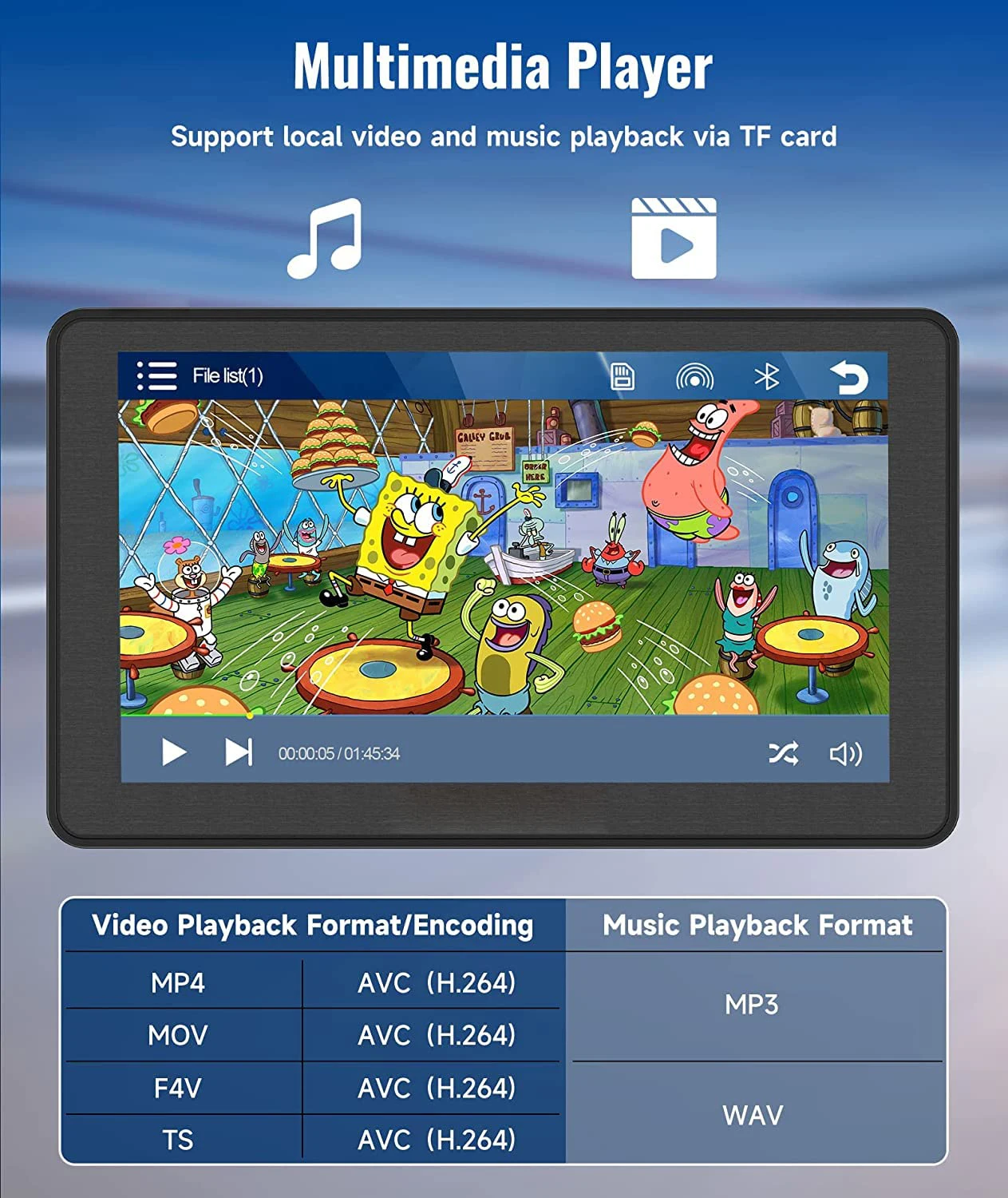 Car Android Player Universal Para 7 Inch Wireless Portable Android Mp5