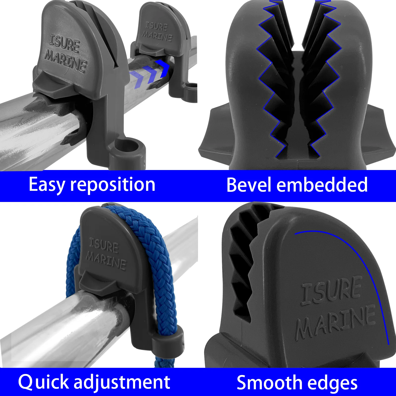 Adjustable Rail Fender Hanger/holders For Bumpers Pontoon Boat Fender