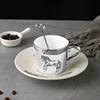 Silver unicorn horse