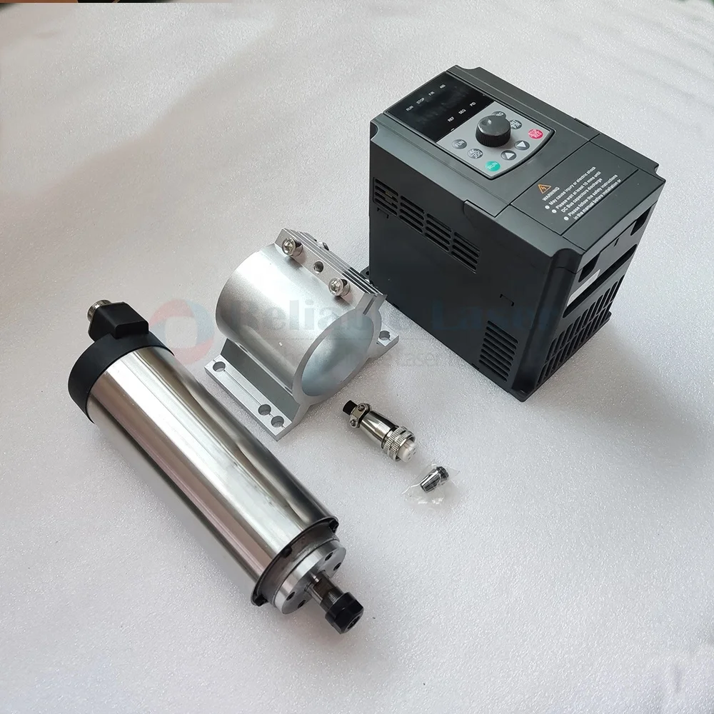 Moteur De Broche CNC 2,2KW Refroidi Par Air 24000 Tr/min ER20 Avec Variateur VFD – Kit Complet