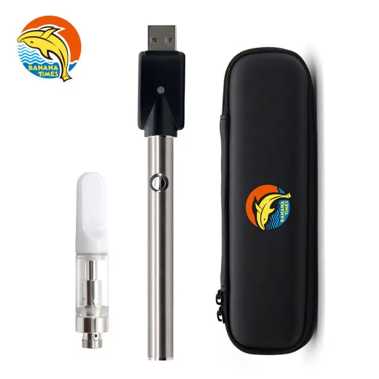 Houston tested preheating vape battery 510 packaging case S105 - USB 3.6V variable voltage 510 battery custom logo