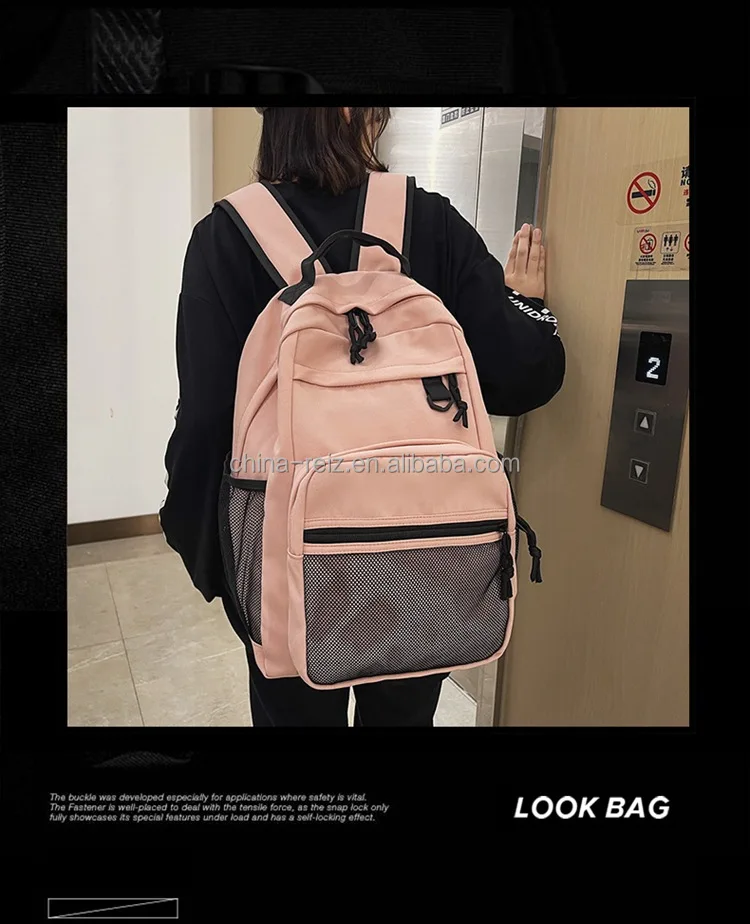 Junior High School College Student Bag Kids School Bags Big School Bags For Teenagers Fashion