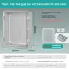Tapa transparente de 400X300X170MM