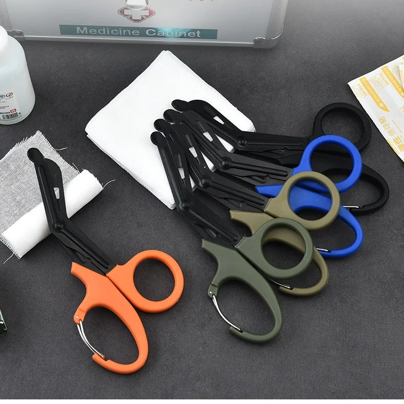 100 Pairs TM Trauma Shears Bandage Scissors 7 1/4 Inch - Assorted Colors
