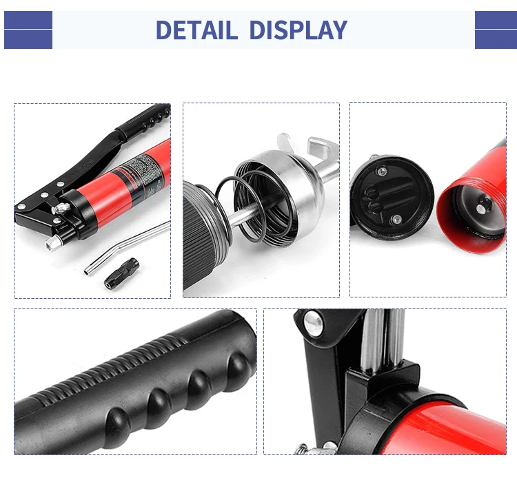 Quick Release Grease Gun Coupler 1/8" Npt Lock Clamp Type Onto Zerk Fittings Spring Loaded