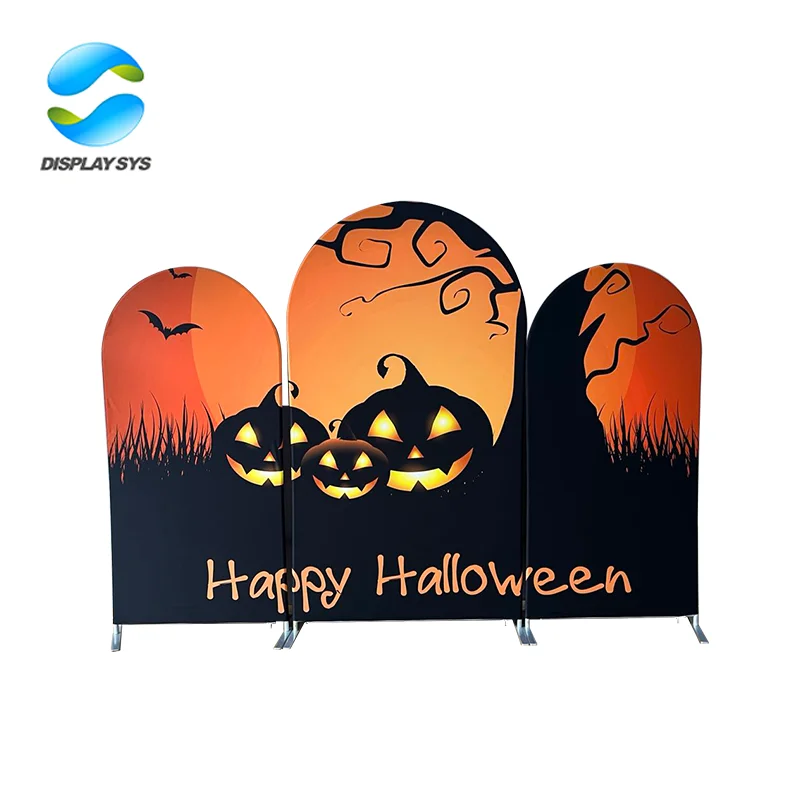 Printed Fabric Aluminum Frame Customization Size Cartoon Kids Party Decorations Backdrops