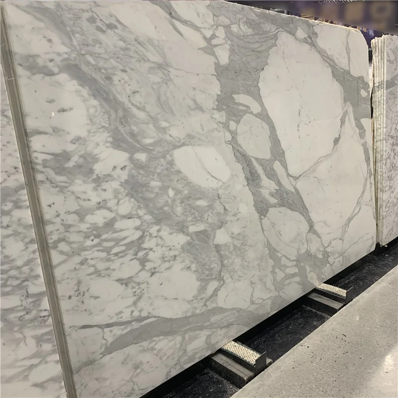 product top quality snow statuario white slabs hotel lobby wall flooring tiles design marble-4