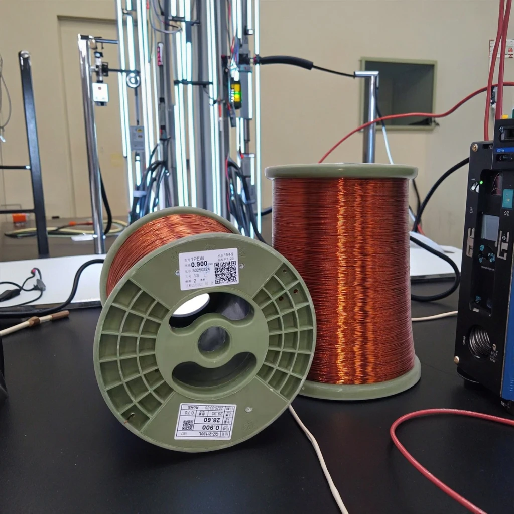 Huaerda Factory Direct Sales 130℃ PEW 2.360mm for Lighting Equipment Enameled Copper Wire Enameled Wire Electrical Wires Cable