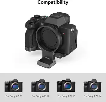 SmallRig Horizontal and Vertical Shooting Rotatable Collar Mount Plate for Sony A7R V/A7 IV/A7S III/A7R IV - 4148 detail image