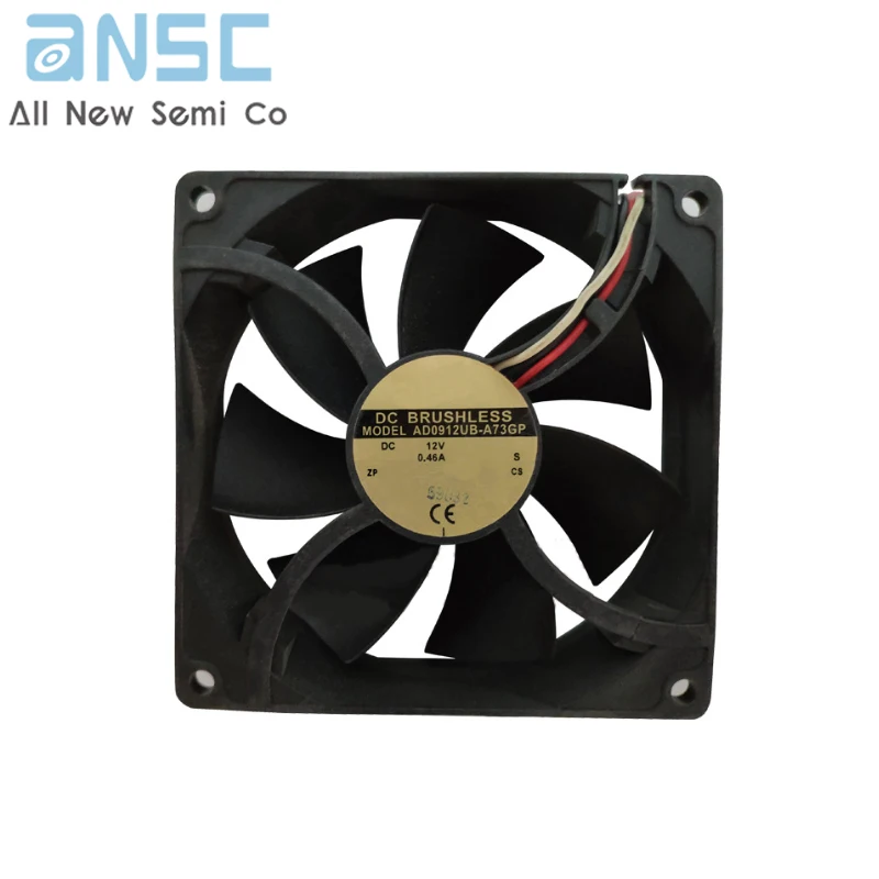 Original Axial flow fan AD0912UB-A73GP 12V 5W 35CFM 3000RPM Ventilation cooling DC cooling fan