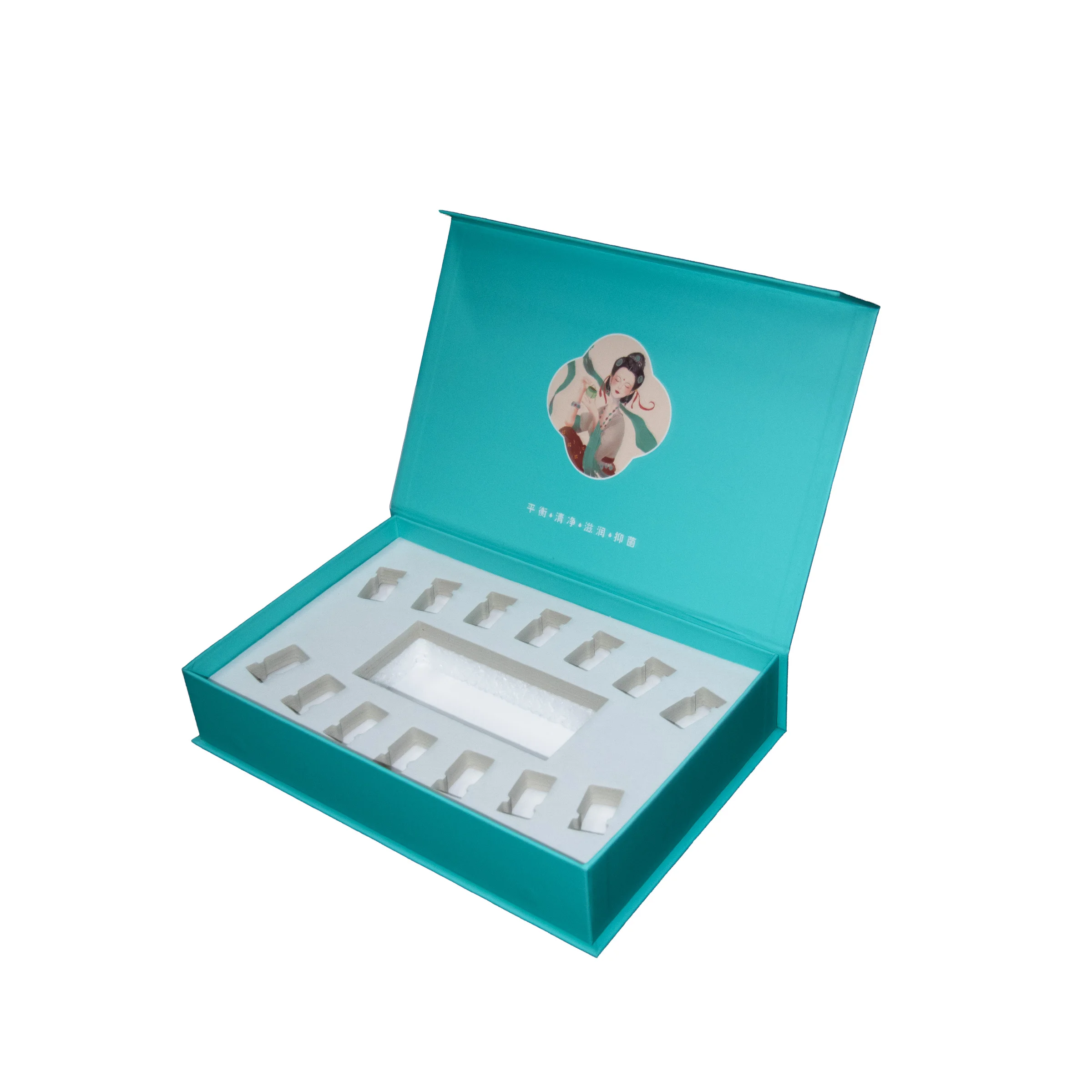 Custom Logo Printed Cosmetic Gift Box with Cardboard Paper and Customizable Size for Luxury Packaging