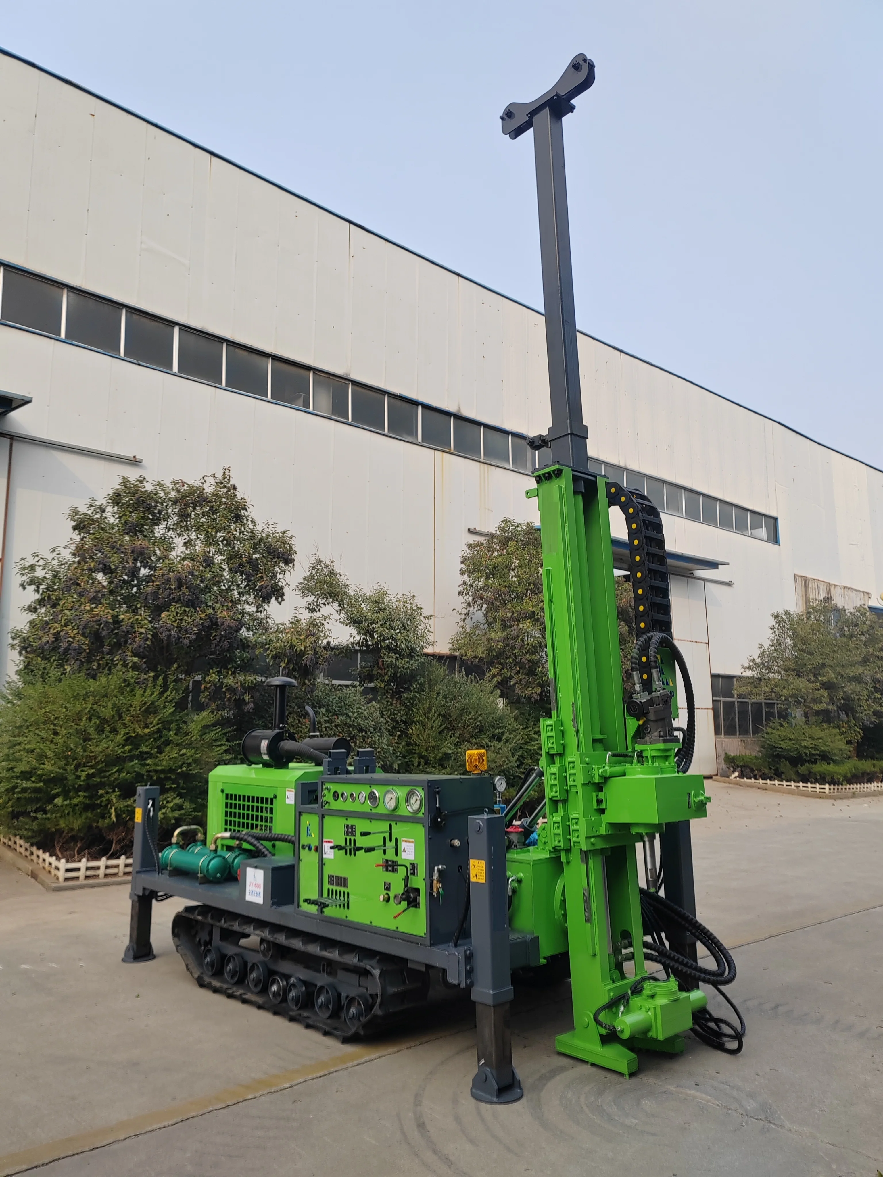 Full Hydraulic Mini Core Sample Geotechnical Sampling Drill Rig Machine with NQ and BQ
