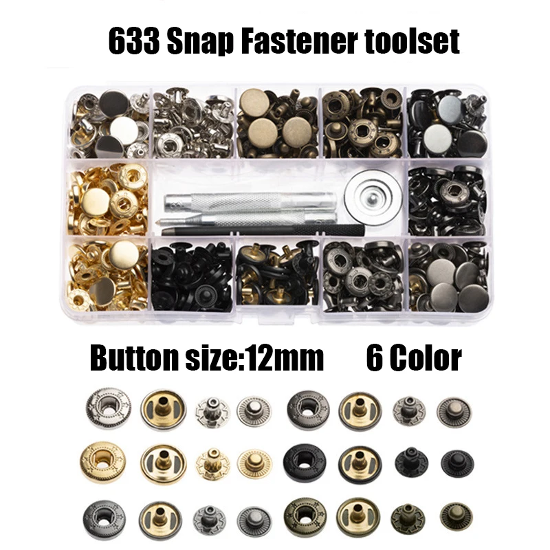 12mm Brass Snap Button Installation Tool 633 