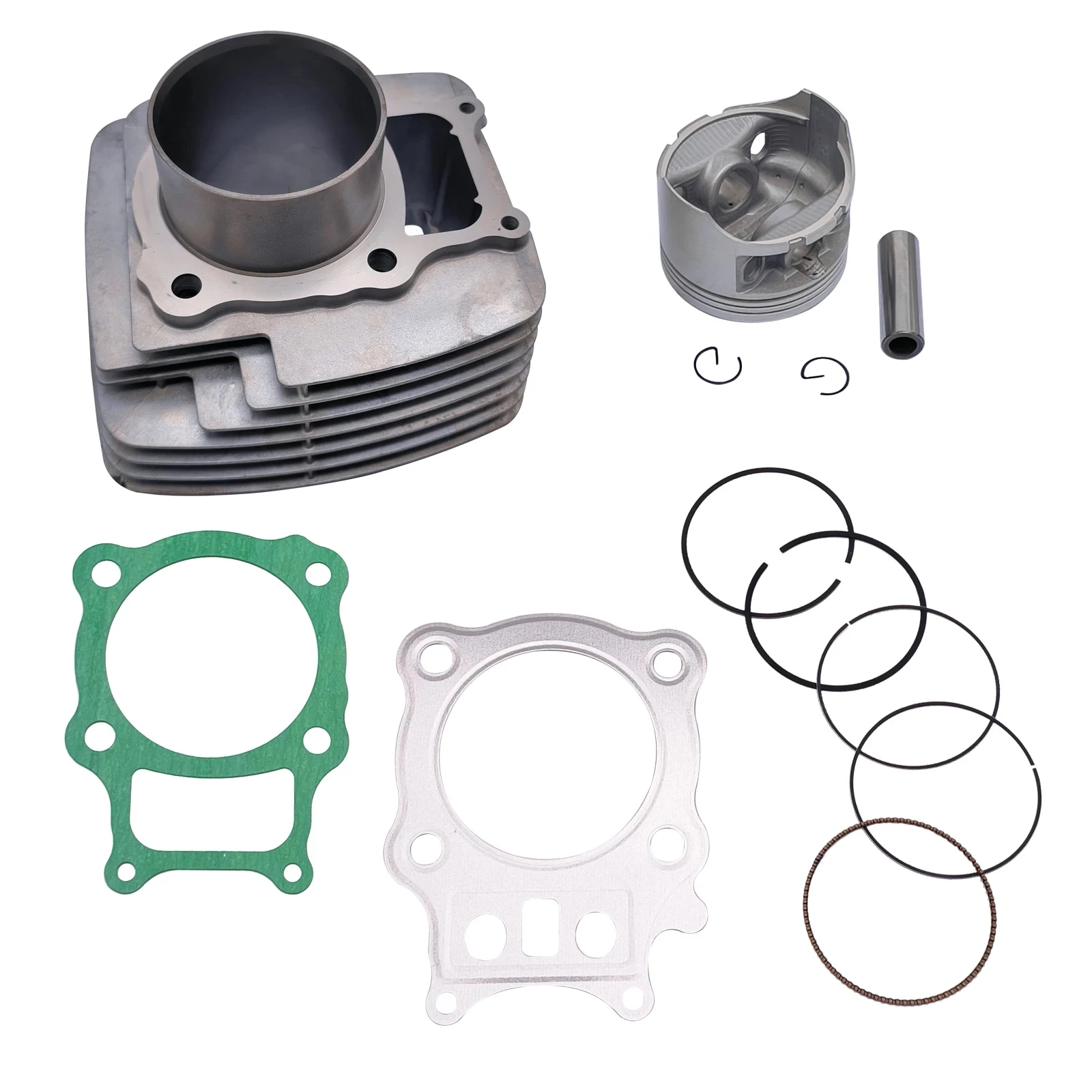 NICHE Cylinder Piston Gasket Kit – Honda Rancher TRX350 2000-2006. Includes Cylinder, Piston, Rings, Gaskets, Spark Plug. 78.5mm Bore, Air Cooled. 2-year Warranty!