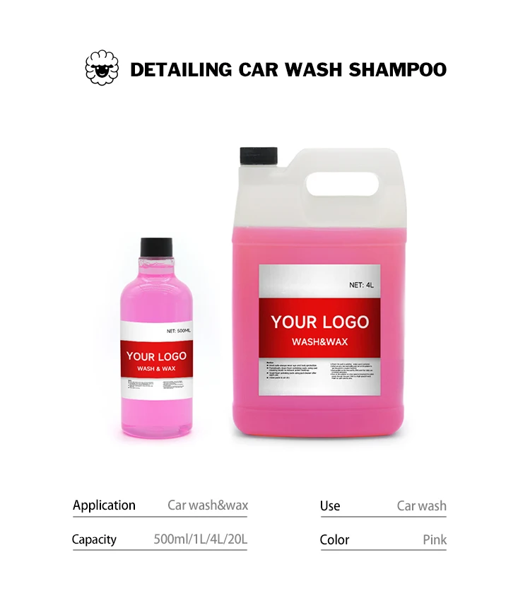 500ml/1l/4l/20l Car Wash And Coating Shampoo High Gloss Buy Car Wash