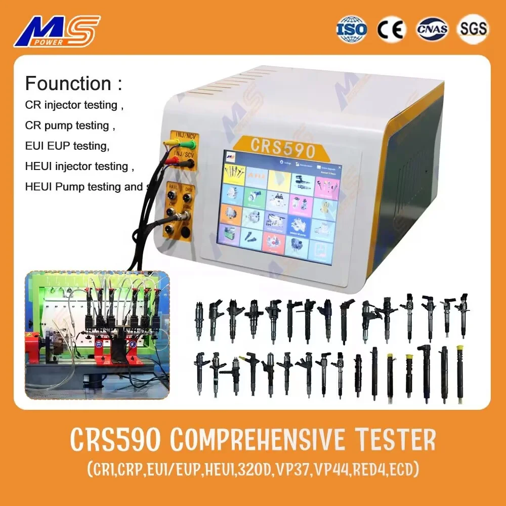 CRS590 Comprehensive  CRI/CRP EUI/EUP HEUI 320D VP37 VP44 RED4 ECD SYSTEM Tester
