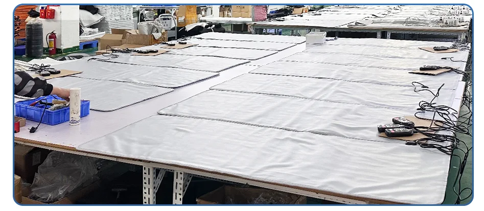 Portable Far Infrared Sauna Blanket with 1 Year Warranty 180x180cm Size and 110-240V Voltage for Home Use