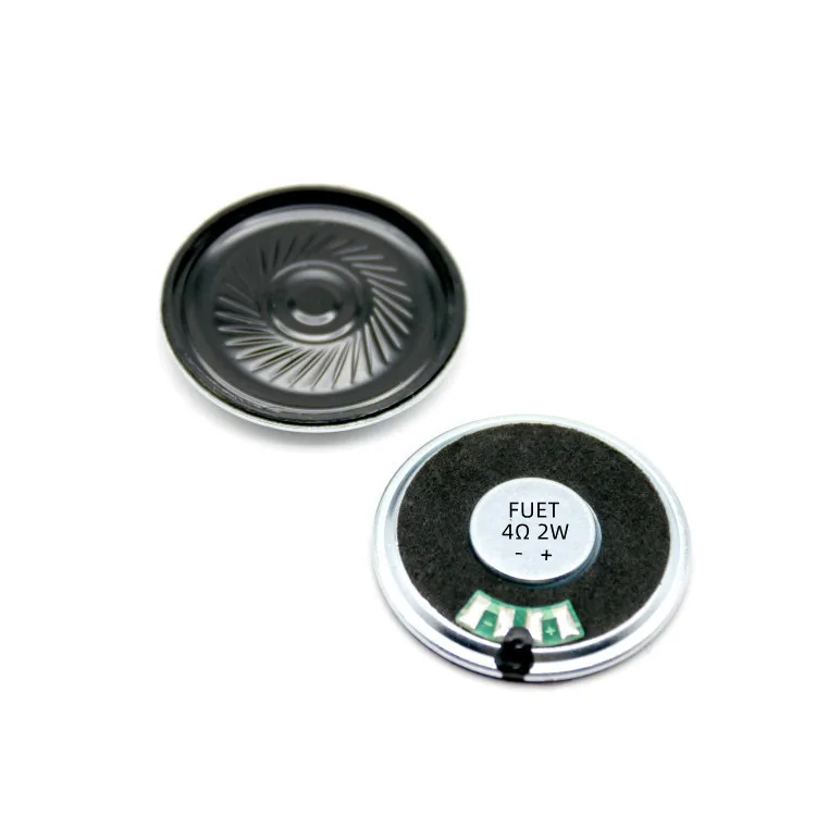 FUET 40MM Diameter Micro Speaker 2W 4Ohm Internal Magnet Loudspeaker