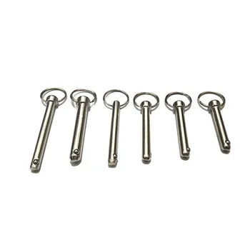 Detent Ball Lock Pin Threaded Stainless Steel Wire Linch Pin Pins For Tubes Din 11023 Quick Release Locking Lifting Self M6