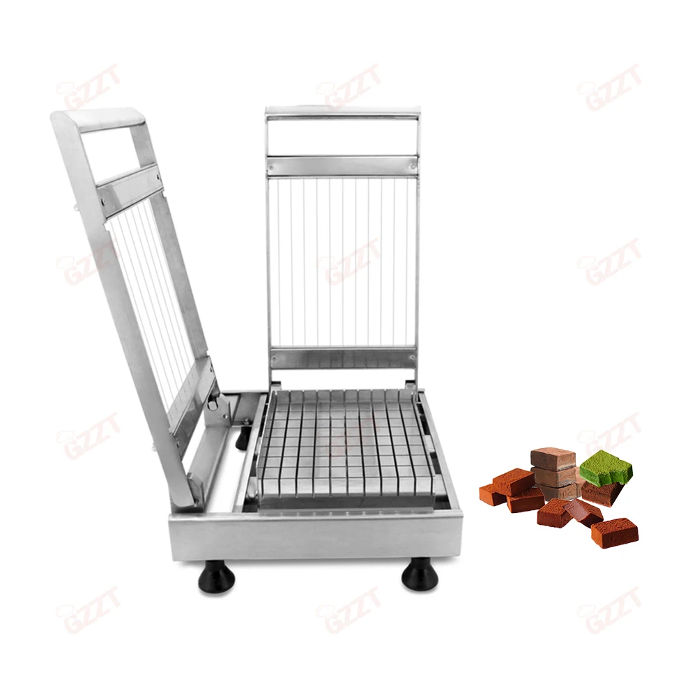Chocolate Cutting Machine Soft Sweets Square Cheese Cake Wire Cutter Manual Cheese Cake Block Wire Cutter