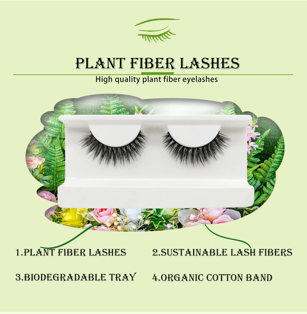 10 Pair Set Soft Fluffy Lashes Faux Mink Eyelashes Handmade Natural