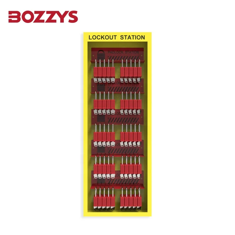 OEM Customised 50 Lockout Padlocks Station Tagout Equipment Cabinets Integrated Shadow Boards
