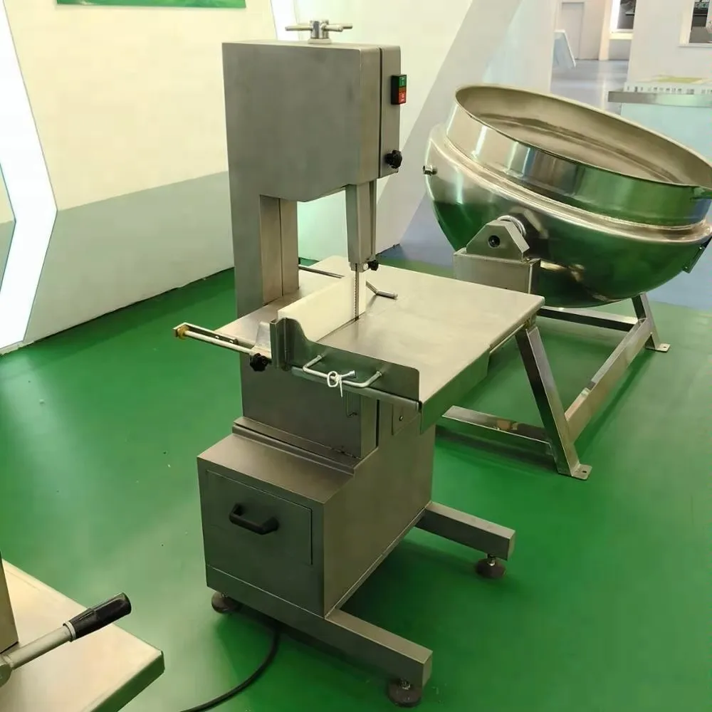 Small multifunctional bone saw machine household and commercial frozen fresh meat band saw cutting equipment