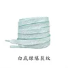 White background green crackle