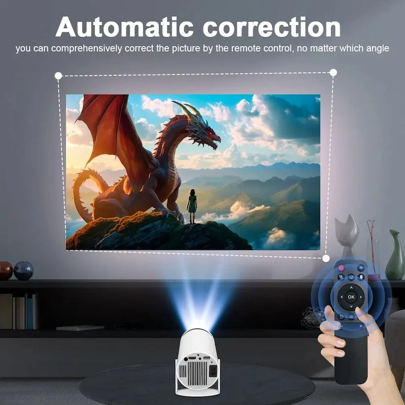 【美品】スマートプロジェクターhy300pro Amazon.com: HY300 Pro Mini Projector Wifi 6 BT5.0 With