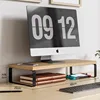 Natural wood color with a black frame, 40*20*9.5cm