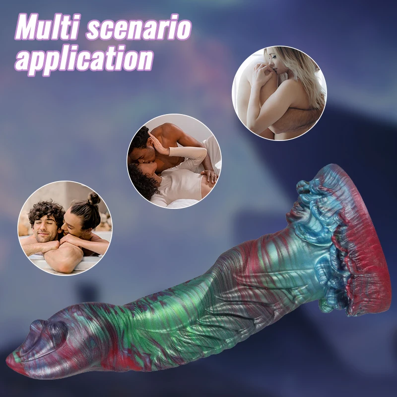 Incredible Real Fell Thick Tendons Cheap Dildo Rubber Women Adult Silicon Sex Toys for Girl