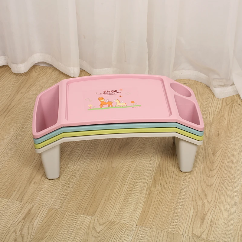 Children Model and Design Ergonomic Small square Mini pp Plastic Baby Kids  Children Study Reading Play Table Desk