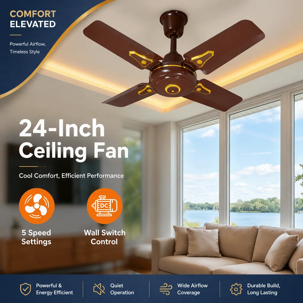 Ceiling Fan, 70W, Wall - detail 2