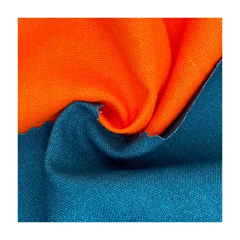 XINHE Multiple Solid Color 195 gsm 55% Linen 45% Cotton Woven Linen Poplin Soft Fabric For Clothing, Suits,In stock Wholesale