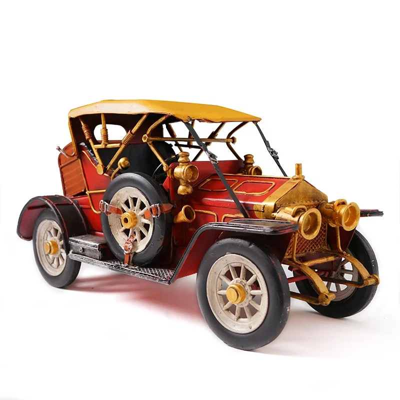 AL09330-Modèle De Voiture Classique Vintage Old Vintage Car Model