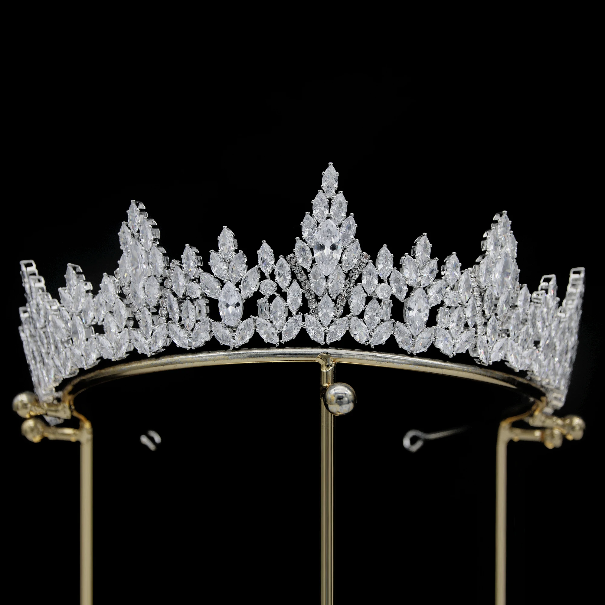 Luxury Crowns Tiaras Y Coronas De Diamantes 2023 Bride Earrings Tiara and