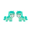 Horse Focal bead Mint Green SA156