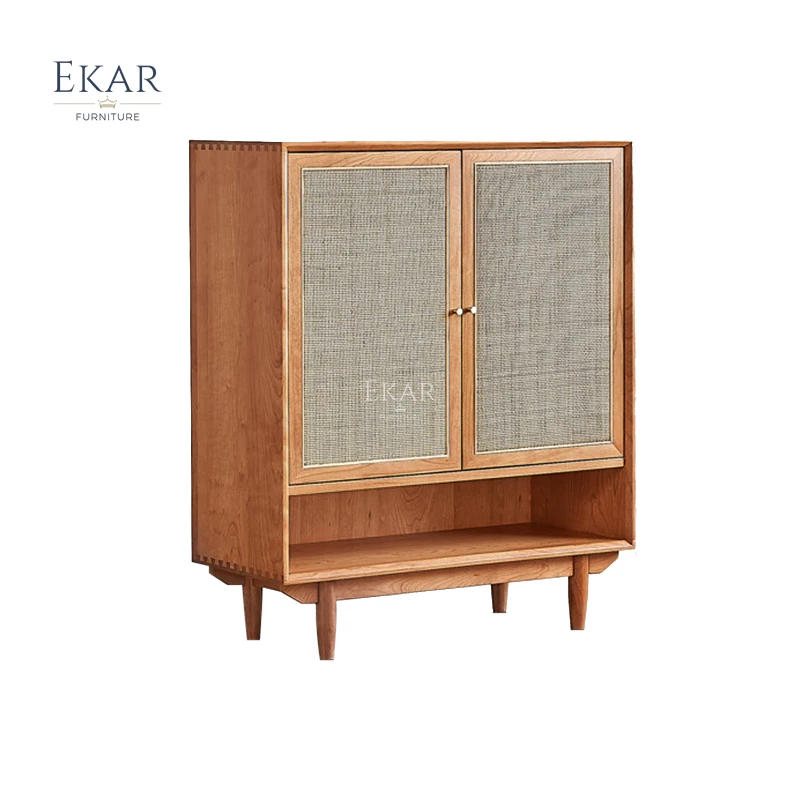 EKAR FURNITURE modern design shoes rack muti layer home furniture wooden shoe cabinet