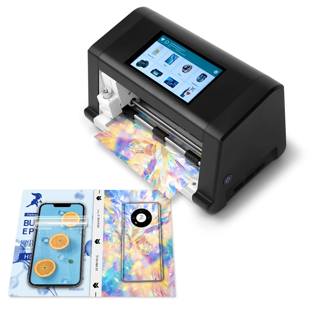 Unlimited Custom Maquina Hidrogel Mini Screen Protector Tpu Hydrogel Film Sheet Skin Sticker Cutting Machine
