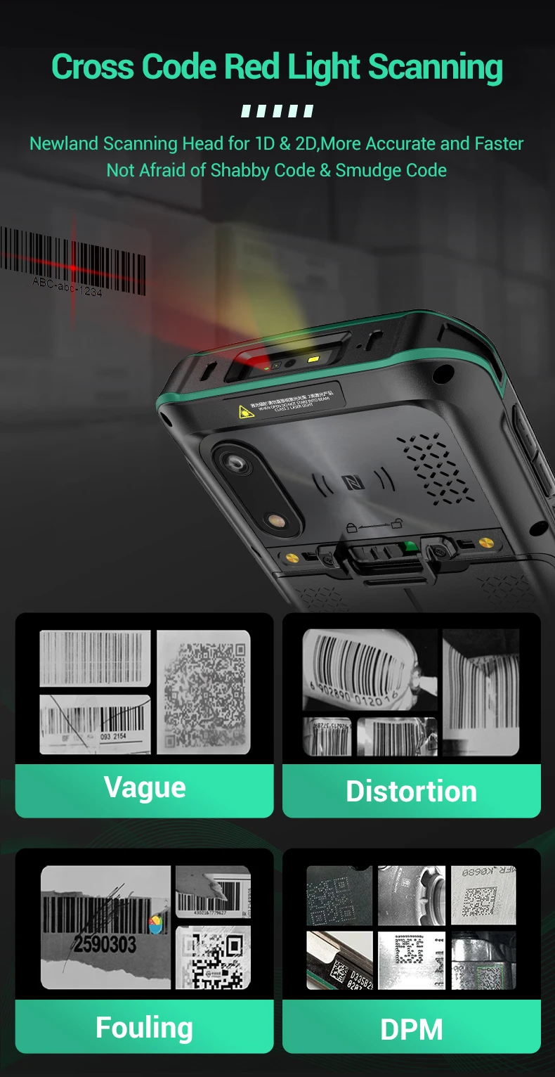 Mindeo M50 Android PDA Mobile Data Terminal 1D 2D Barcode Scanner 5.5'' 4G IP68 Waterproof GPS GMS for Logistics Stock