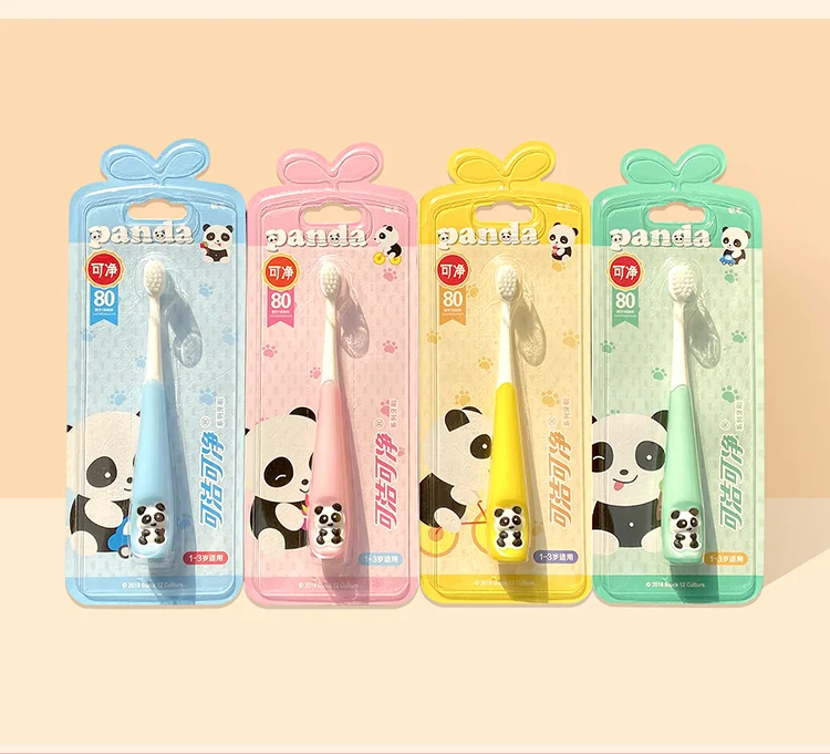 Хороший заказной Логотип Супер мягкая щетина Детская Мягкая зубная щетка от производителя
