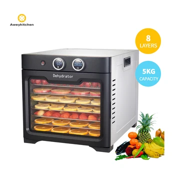 220V Food Dryer Machine 8 Layer Fruit Dehydrator for Home Use