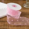 2.5cm deep pink 10 yards